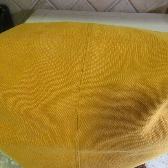 VANCE KITIRA NEW YORK Orange Canvas Leather Strap Crossbody Tote Handbag - Picture 7 of 9